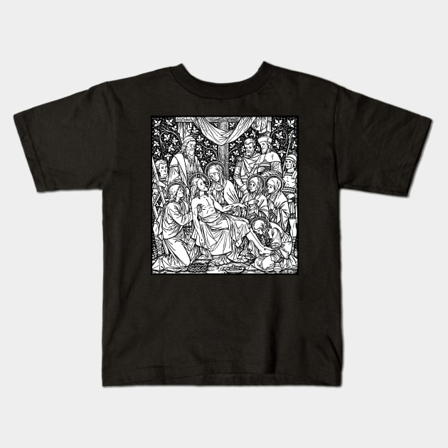 Pieta 01 Kids T-Shirt by DeoGratias